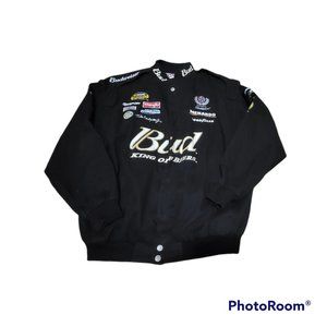 NASCAR Chase Authentic Dale Racing Jacket Earnhardt Jr King Of Beers- SIZE XL